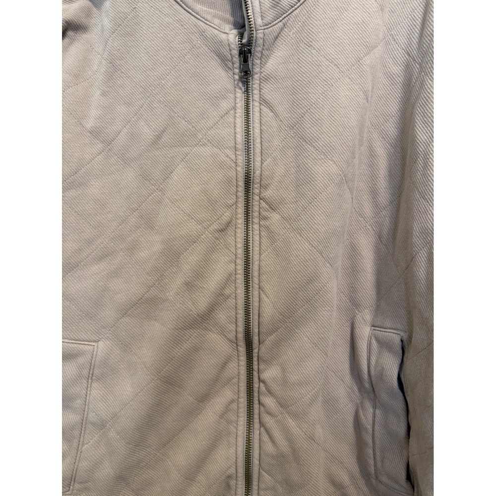 Alpine Design Quilted Jacket Womens Large Tan Excellent Zip Up Gorpcore Cozy - Picture 3 of 8